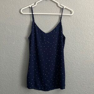 Pink Republic Navy Polka Dot Camisole
